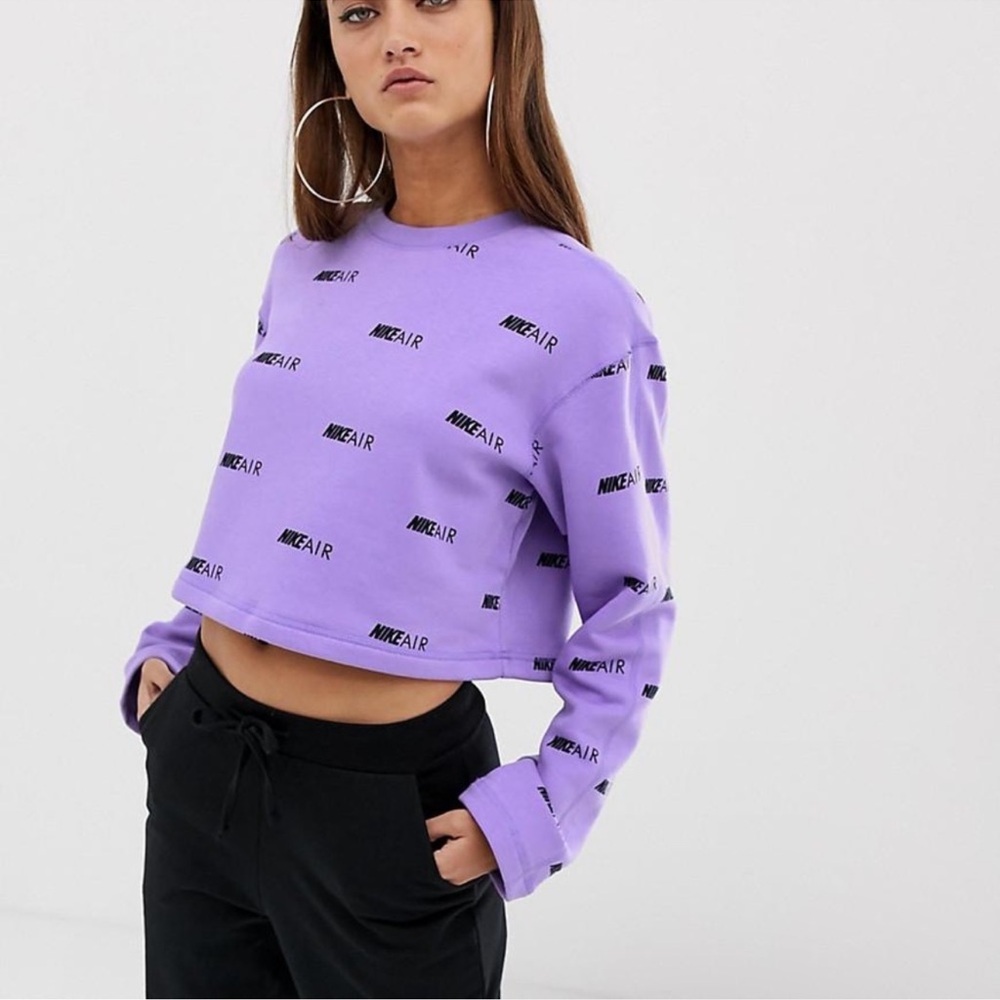 Nike Air Cropped Sweatshirt Size Large